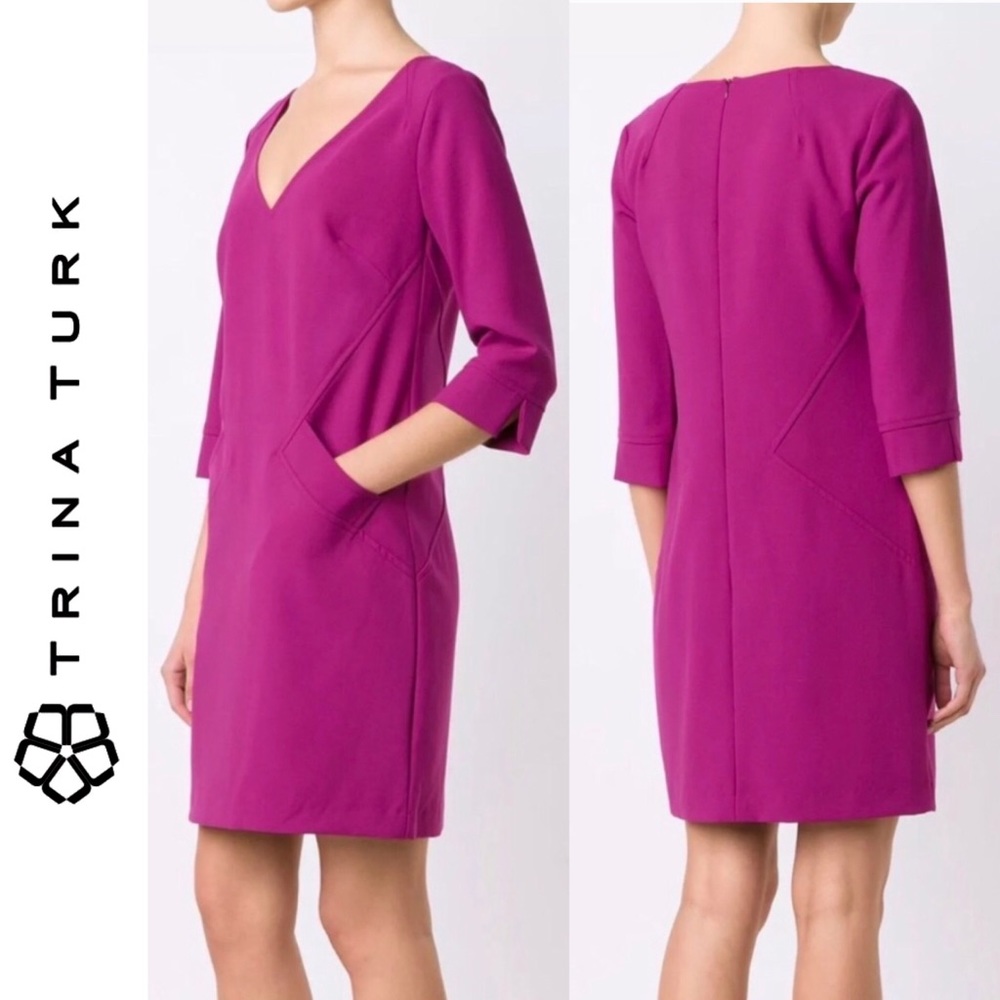 Trina Turk Silvia Crepe Dress